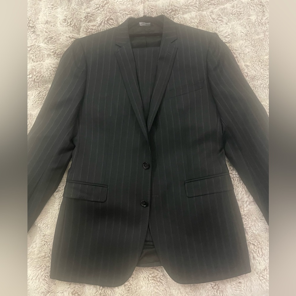 Dolce & Gabbana Martini Striped Wool Suit Sz 48IT/40US
